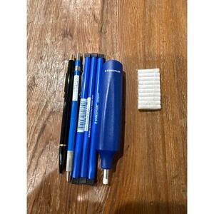 Staedtler Mars 780 Technical Pencil  Lead Holder 2mm Lumograph Lead Eraser Set